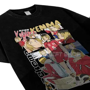 Kenma Kozume Haikyu Shirt, Baseball Anime Manga Crewneck T-shirt Sweatshirt Hoodie Fabric Top Streetwear