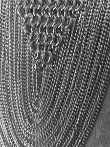 Zi Collection Siganture Series - Defiant - Silver Chain Necklace and Earring Set