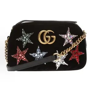 Pre-owned GUCCI . Shoulder Bags LIMITED EDITION Marmont | Velvet Star Camera Bag | Y2K Luxury