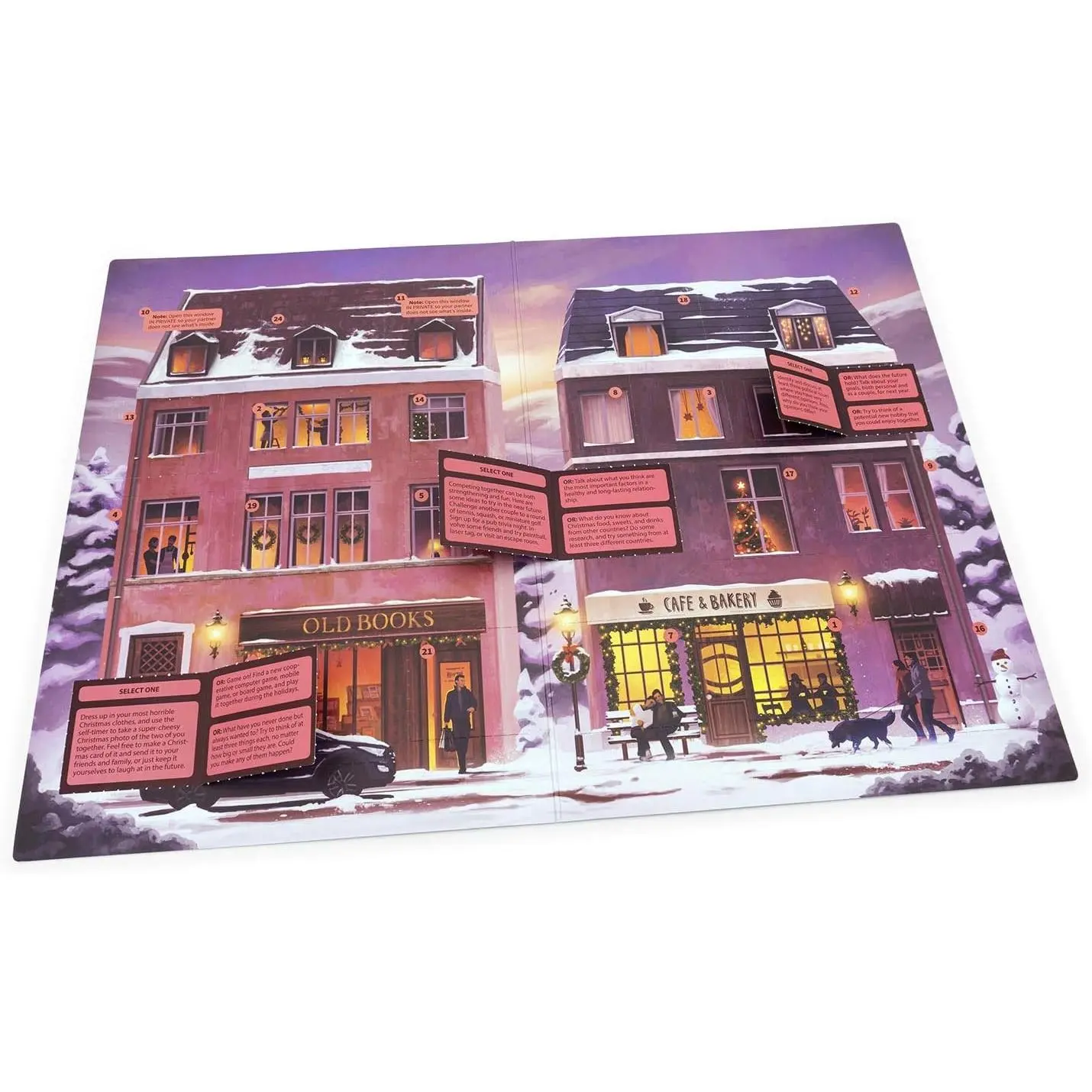 Adult Advent Calendar for Couples – Romantic Adventures – Strengthen your Relationship with this Daring, Naughty, Intimate and Romantic Calendar, Perfect for Him or Her on Date Night