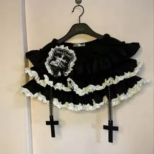 Summer Gothic Y2k Elastic Waist Cross Short Skirt Women High Street Chic Thin Hot Girl Skirts Female Aesthetic New Punk Outfits