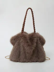 Ladies' Shoulder Bag, Autumn Winter Fashion, Simple & Casual Design, Solid Color, Perfect for Daily Use, Large Capacity, Crossbody Shoulder Bags, Crossbody Purse