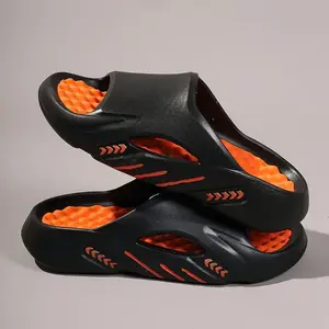 Casual Black Slide Slippers for Men,Simple Design Comfortable,Soft Lightweight Slipper for Indoor Wear,comfortablebras slides men Flipflop Grey comfortablebras slides indoor slipresistant footwearbreathable design casual massage Walking Shoes Boy(Sheets)