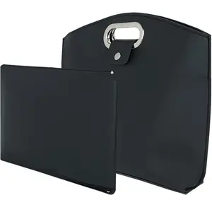 Waterproof Leather Laptop Tote Bag - 14-16in Multi-Use Work Briefcase with Elegant Metal Handle, Wrinkle-Resistant Lightweight Portable Business Bag for Office and Commute