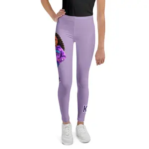 Dana KU Youth Leggings - purple