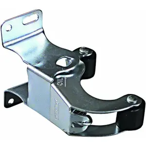 Zinc Plated Steel Frame Double Roller Screen Door Catch with Spring for Aluminum Wooden Storm Doors Interior Exterior Applications
