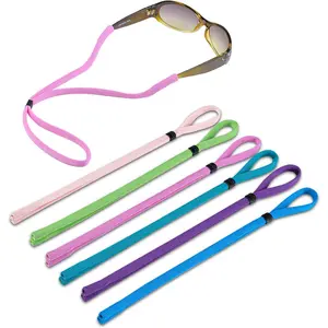 Universal Kids Glasses Strap & Sunglasses Strap Fit Kids Men Women, Colorful Skin Friendly Safe Comfortable Eyeglasses Band for Boys Girls 6 Pack