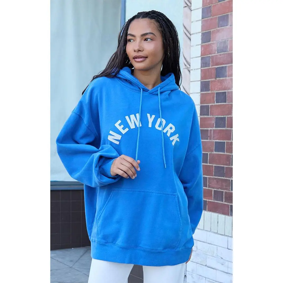 John Galt Women's Christy New York Oversized Hoodie
