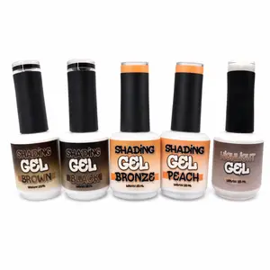 CHARACTER ART PRO BUNDLE (5 GEL POLISH) SHADING+HIGHLIGHT UV/LED