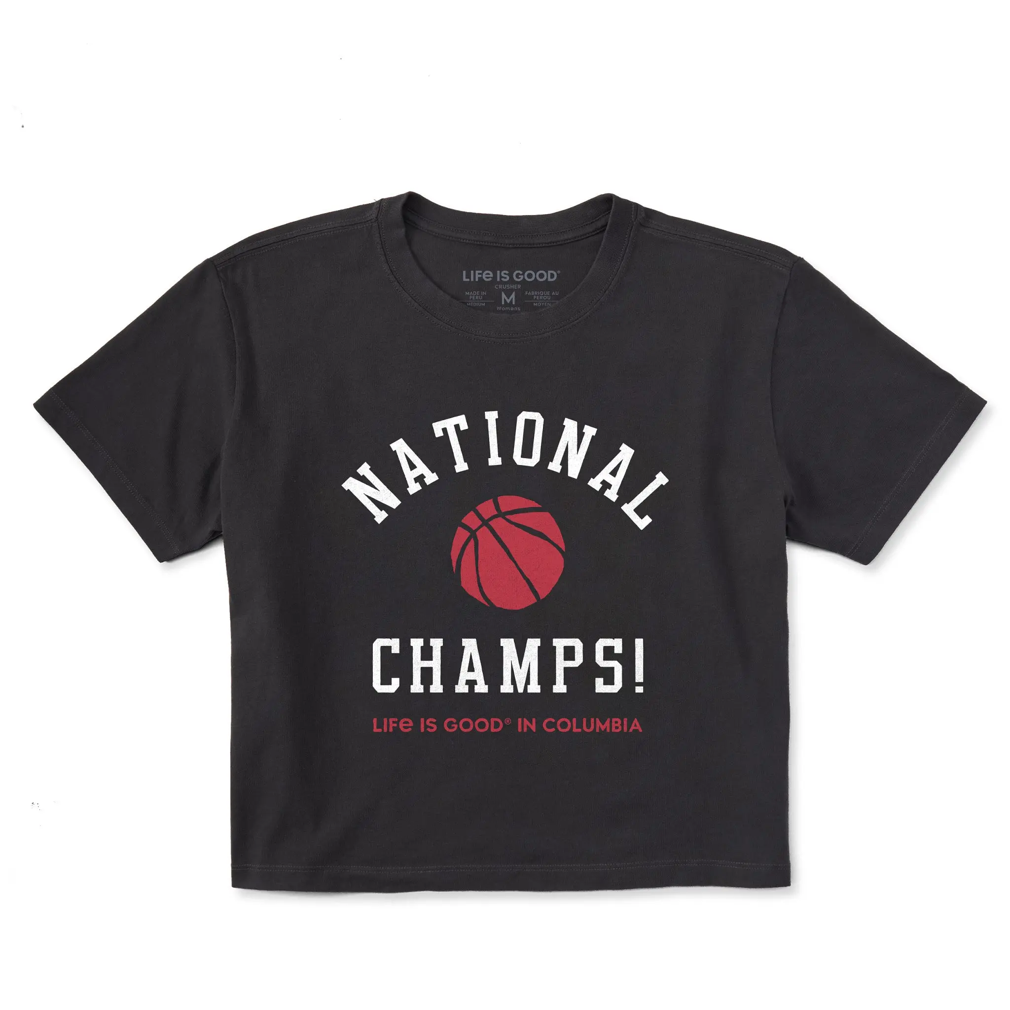 Women's National Champs Columbia Short Sleeve Crusher Boxy Tee
