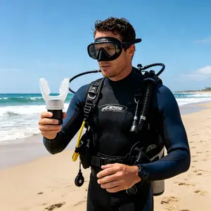 Breathing Lung Exerciser Trainer – Compact & Reusable Device for Scuba Diving, Sports & Respiratory Fitness