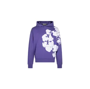 Big Cotton Wreath Sweatshirt "Purple" DT092