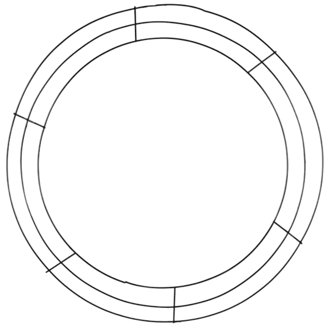 22" Wire Wreath Frame (Each) 22" Wire Wreath Frame (Each)