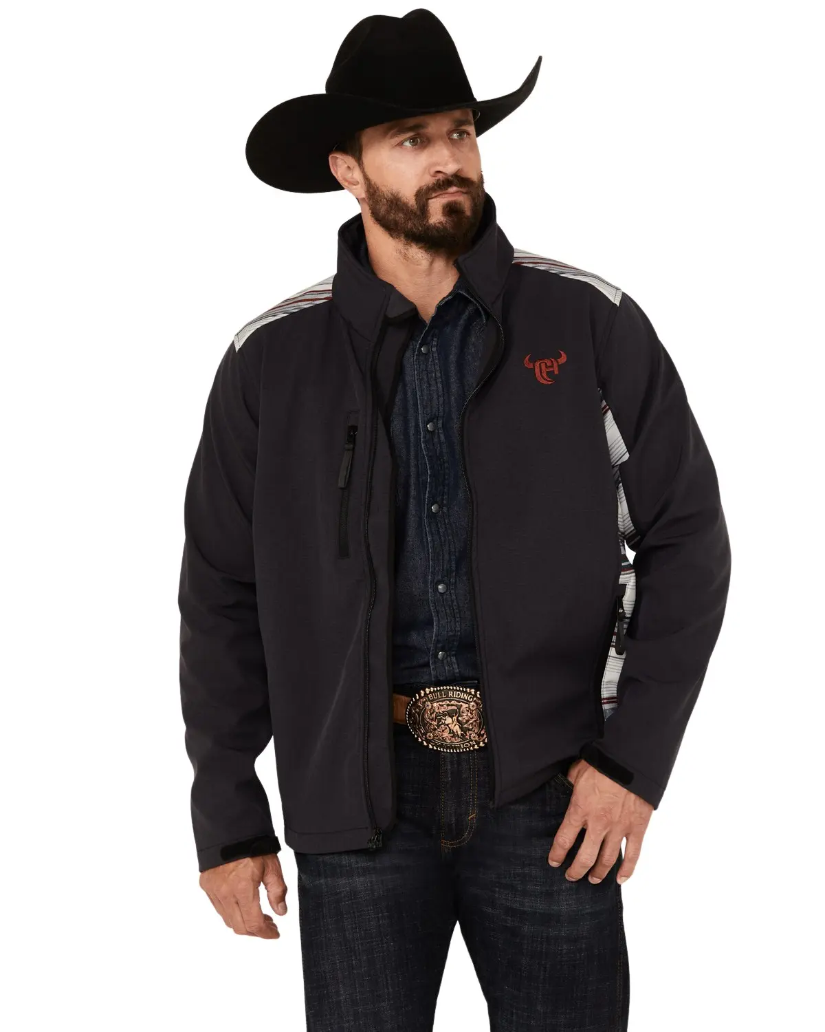 Men's Cowboy Hardware Men'S Serape Block Softshell Jacket - 192159-145