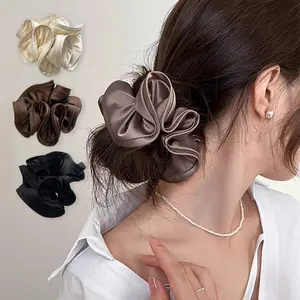Women's Girls Big Scrunchies, Soft Hair Ties Elastic Hair Bands for Thick Hair Types