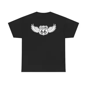 Gildan 66 Club Logo Tee - TT Casual Cotton Unisex Heavy Cotton Tee for Everyday Wear & Eco-Friendly Fashion Fabric Top