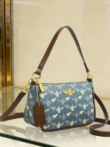 Women's Vintage Print Crossbody Bag, Casual Single Shoulder Handbag, Unique Design Ladies' Accessory, Trendy Daily Use Purse