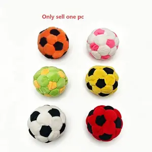 Plush Soccer Ball Toy for Kids, Outdoor Parent-Child Interaction Stress Relief Elastic Ball, Creative Sports Toy, Pet Toy