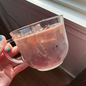 Iced coffee candle Aroma Creamy Decor Gift Glass Scent Cozy