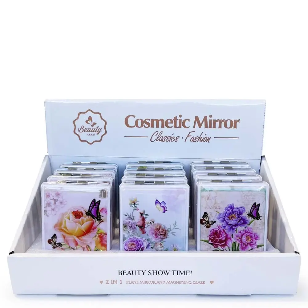 Butterfly compact mirror
