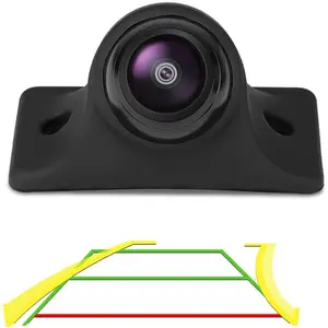 Backup Camera with Dynamic Trajectory Guide Line,  AHD1080P Reverse Rear View Cam, Adjustable Fisheye Lens, Night Vision  170  Wide View