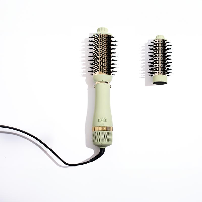 The Bella Sage Hair Blow Dryer & Volumizer Brush | 2 Titanium Brush Heads (43mm & 57mm)