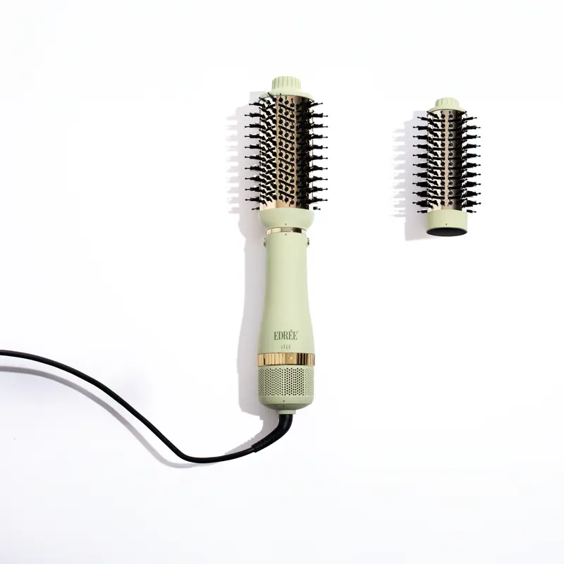 The Bella Sage Hair Blow Dryer & Volumizer Brush | 2 Titanium Brush Heads (43mm & 57mm)