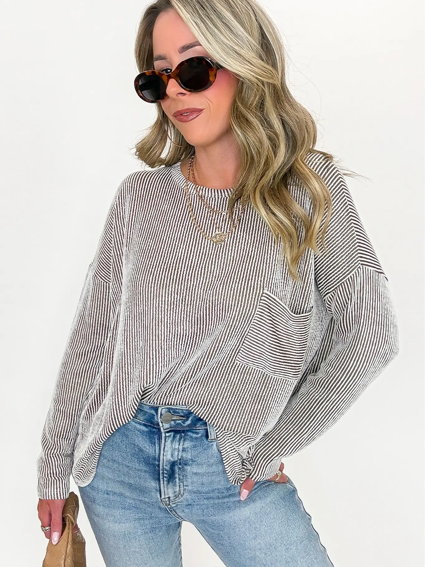 Harper Chill Ribbed Long Sleeve Top