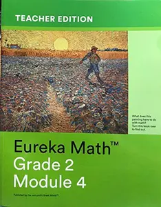 USED Book - Eureka Math Grade 2 Module 4 Teachers Edition by Katrina Abdussalaam, Tiah Alphonso, Kelly Alsup , Catriona Anderson (Paperback) - English