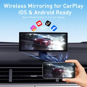 2026 Latest 11.26in High-Res Universal Portable Wireless CarPlay Screen, Plug-and-Play Car Video Player with In-Cell Touch, Lag-Free Mirror Link, Built-In Speaker, Ultra-High-Definition Driving Recorder, Car Stereo Upgrade, Highres