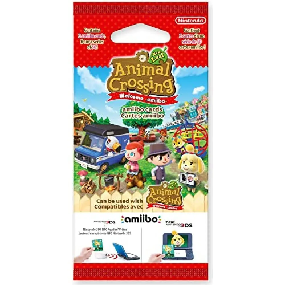 "Animal Crossing" - New Leaf Welcome amiibo - 3 Cards