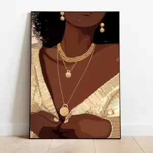 Black Girl Wall Art, Black Girl Art, Black Art, Black Art Print, Black Woman Wall Art, Black Woman Art, Black Wall Art, Room Decor, Unframed