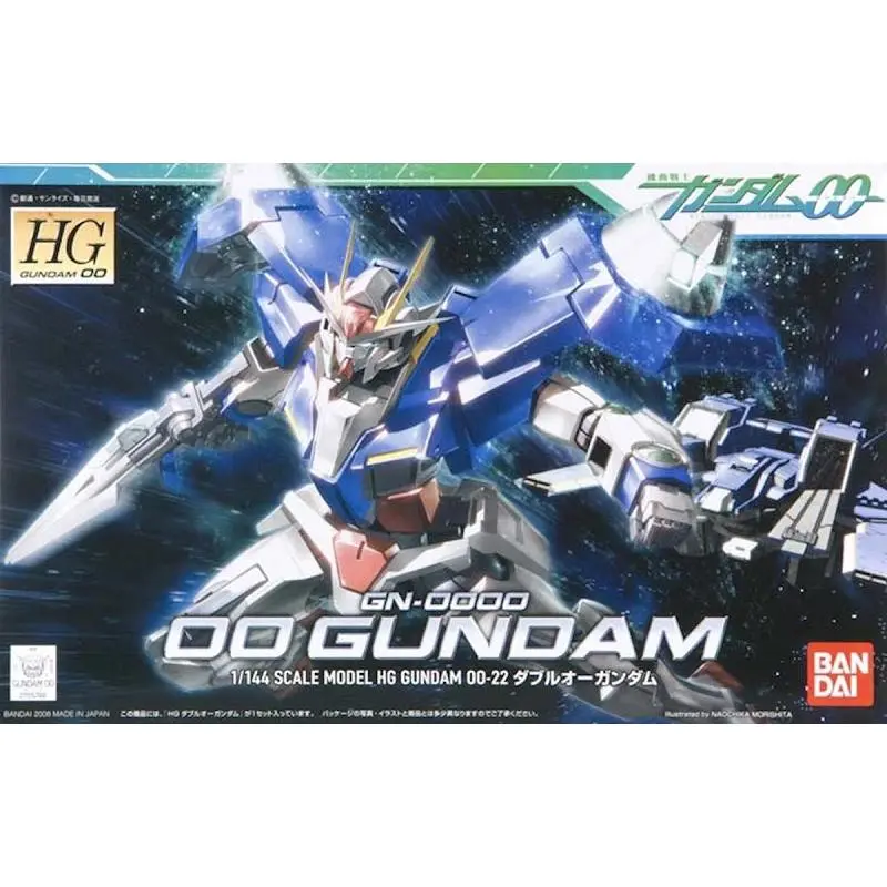 Bandai Hobby Gundam 00 #22 00 Gundam HG 1/144 Model Kit Bandai Hobby Gundam 00 #22 00 Gundam HG 1/144 Model Kit