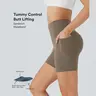 【Creator’s Pick】Halara UltraSculpt High Waisted Butt Lifting Tummy Control Pocket Shaping Training Biker Shorts 5"/7"