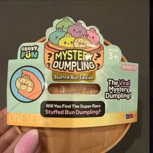Crazy Fun STUFFED BUN DUMPLING SQUISHY SQUISHIES - Five Below Series 12 - VIRAL RARE