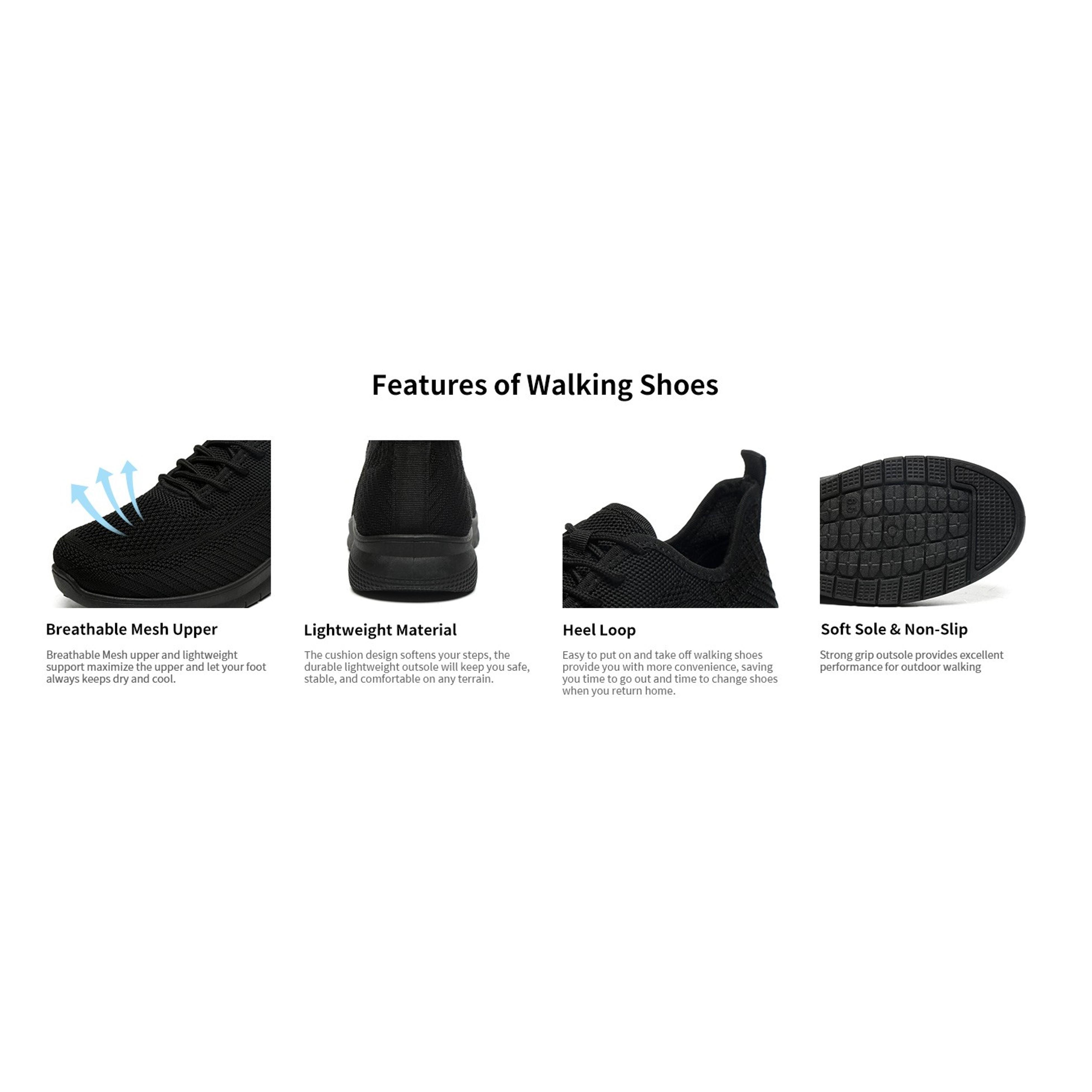 Sneakers for Women Casual Lightweight Standing All Day Tennis Walking Shoes Non Slip Work Nursing Shoes