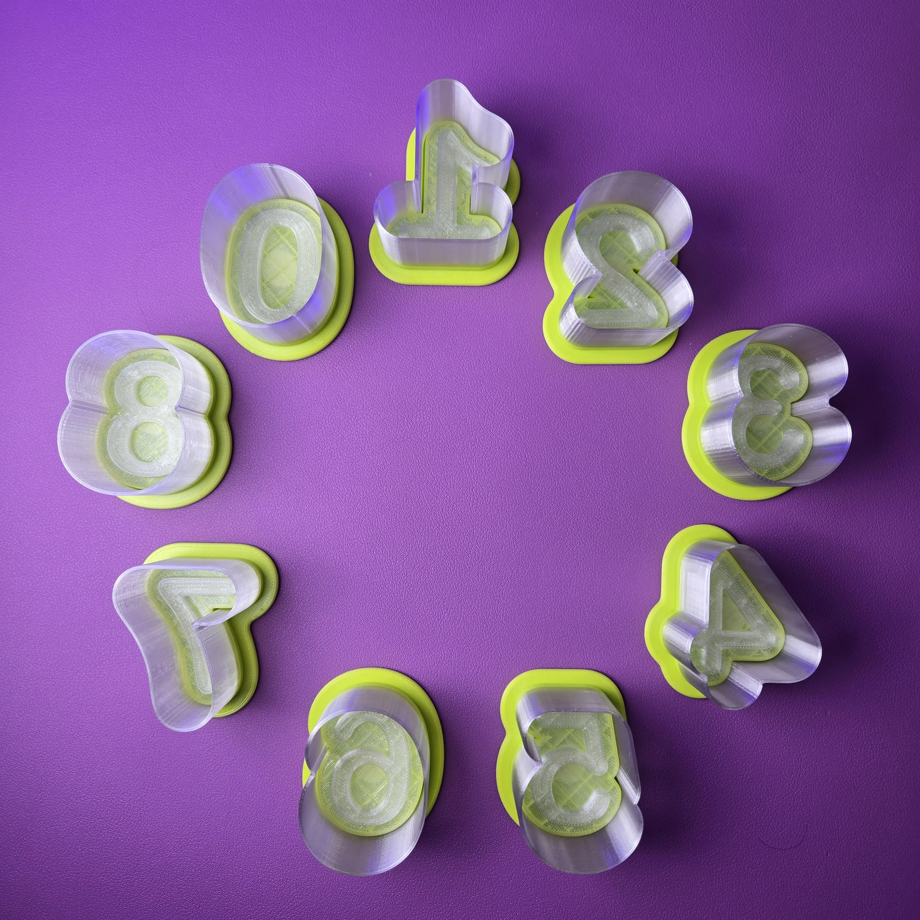 Cake Pop Cutter - Number (Embossed)