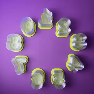 Cake Pop Cutter - Number (Embossed)