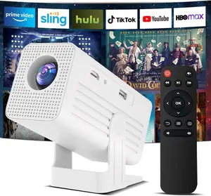 Mini Projector, Portable Projector 4K Support, Full HD 1080P Outdoor Movie Projector with WiFi 6 and Bluetooth,Auto Focus with Built-in Apps Proyector