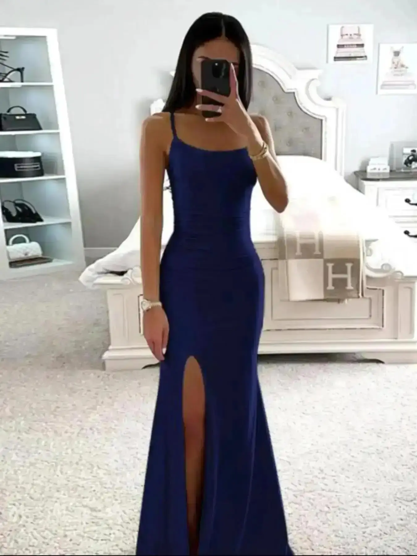 Modern A Line Dress, Cami Mini Dress Elegant Sleeveless Split Hem for Party Club Date Summer Bodycon Y2K Going Out, Breezy Comfort, Fashion, Versatile, Waist Cinching, Tropical Vibe, Cozy, Minimalist Chic, Adjustable