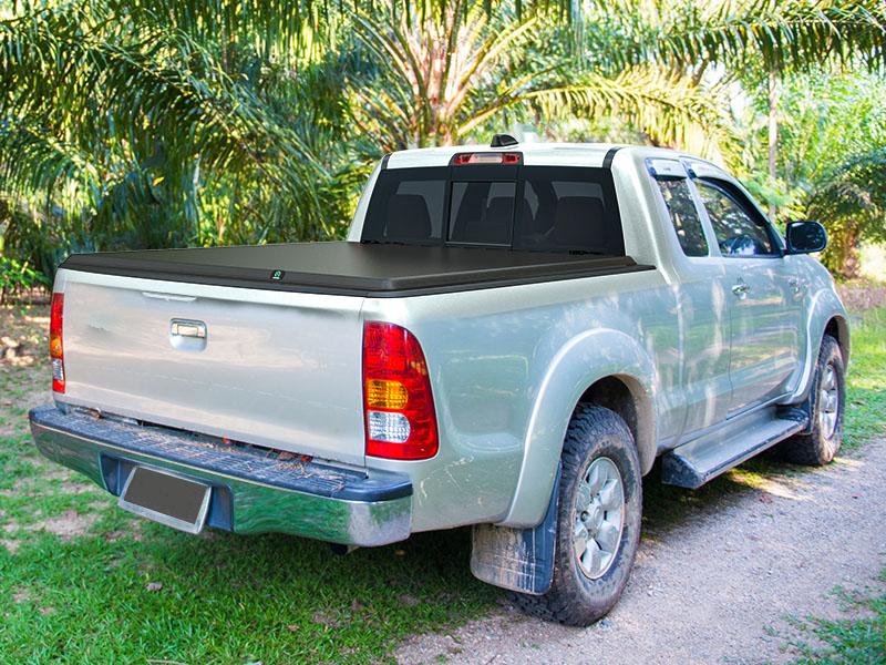 YITAMOTOR Soft Roll-Up / FRP Hard Tri-fold Truck Bed Tonneau Cover Fits for Toyota Tacoma 2016-2024 Bed (Excl. Trail Edition) with Deck Rail System