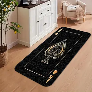 Luxury Gold Faux Cashmere Aroma Household Decorative Rug, Soft and Comfortable Texture with Noble Fragrance, Perfect for Living Room or Bedroom