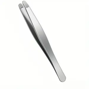 Precision Tweezers for Eyebrows, Professional Stainless Steel Tweezers for Eyebrow  & Facial Hair, Splinter and Ingrown Hair Removal, Makeup