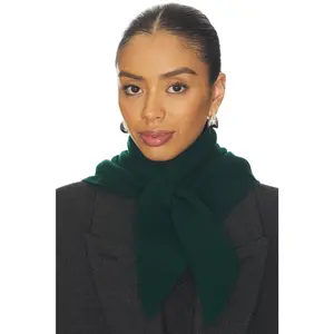 EAVES Sheryl Knit Kerchief in Forest Green