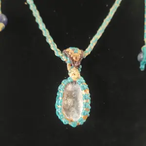 Agate Necklace – 'Shining with Grace' Natural Geode Pendant