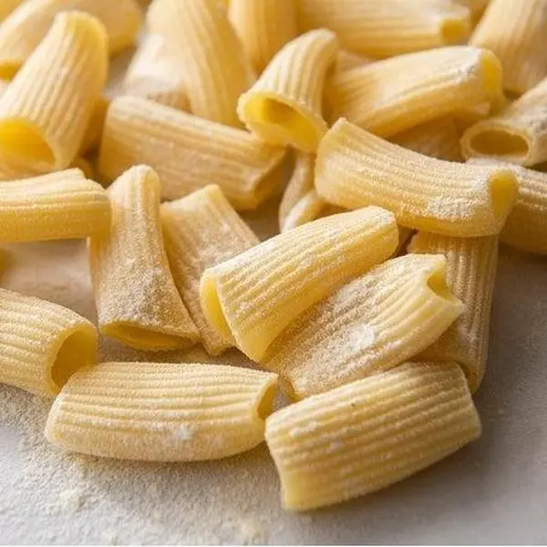 Bronze Cut Fresh Pasta Rigatoni Box 12-18 Servings No Egg No Preservatives Vegan Dairy Nut Allergy Friendly Mix