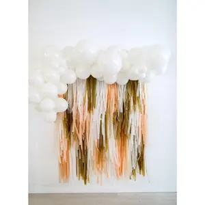 Just Peachy Fringe Backdrop
