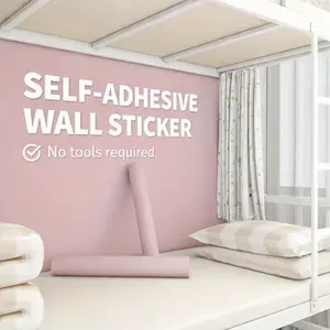 Peel and Stick Adhesive Modern Waterproof Wallpaper - 12 Muted Colors, Eco-Friendly, Removable, No Glue, No Residue, Wipe Clean - for Bedroom, Living Room (1 Roll)