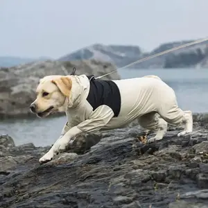 Tornado-Proof Dog Raincoat| XXS-XXL Rugged PU Jacket for Labs/Dobermans🐕💪| 360° Reflective Trim + Storm-Sealed Zippers⚡| StormProofPets Must-Have for Hiking Monsoons🥾🌊| Breathable Lining & Chew-Resistant Hood