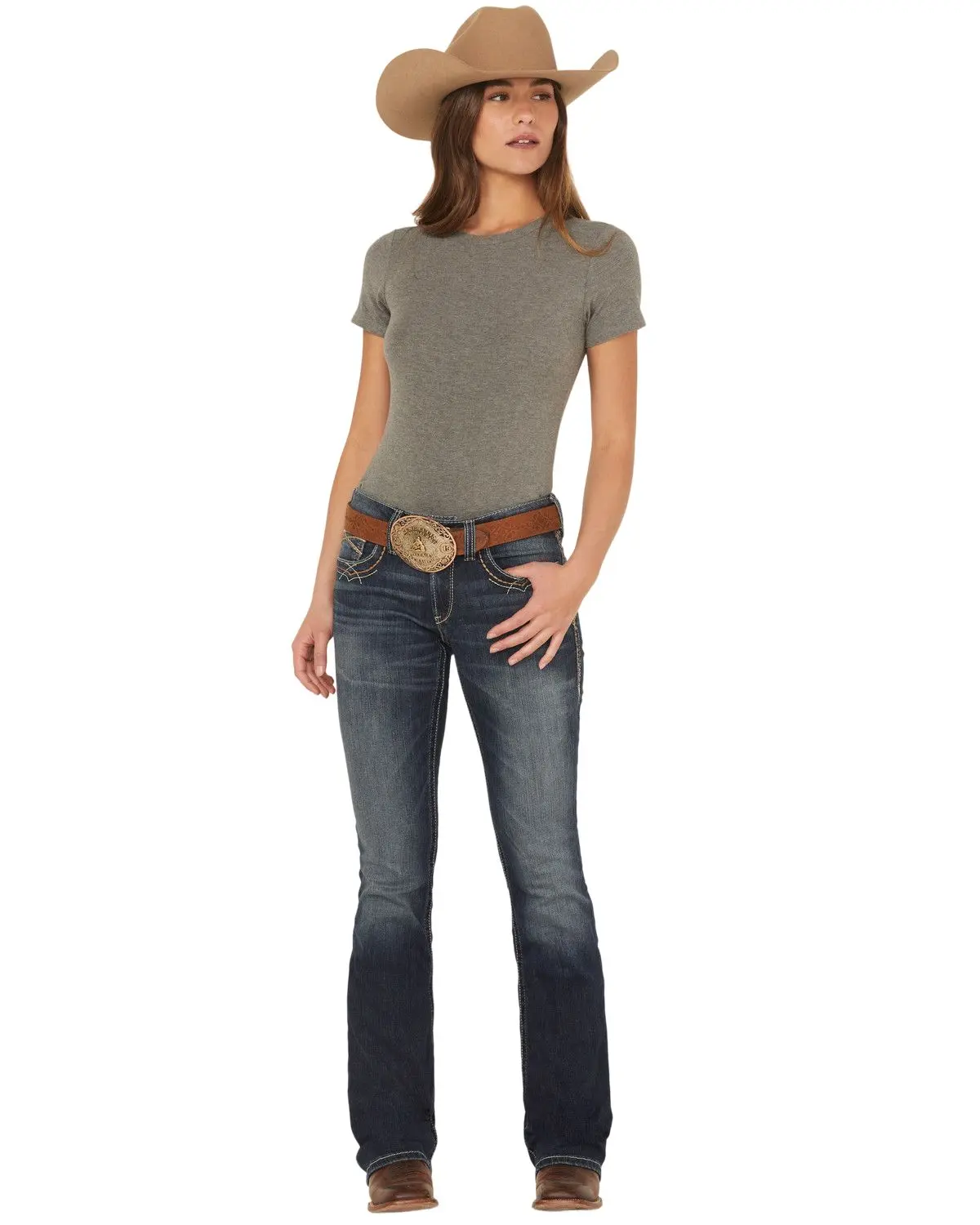 Ariat Women's Women'S Mid Rise Entwined Bootcut Jeans - 10025286